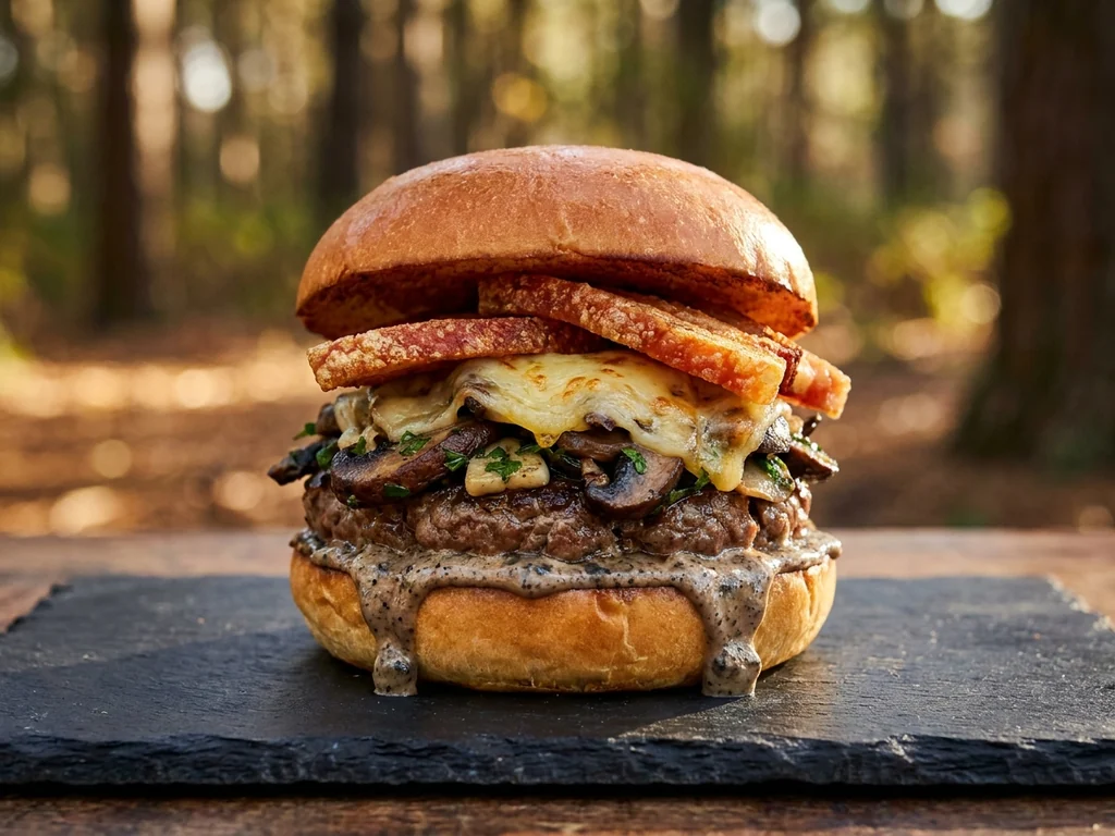 Original: vacuno premium, cheddar, brotes tiernos, tomate y salsa original's
